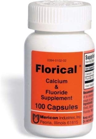 Florical Calcium Fluoride Supplement Capsules - 100 Tablet