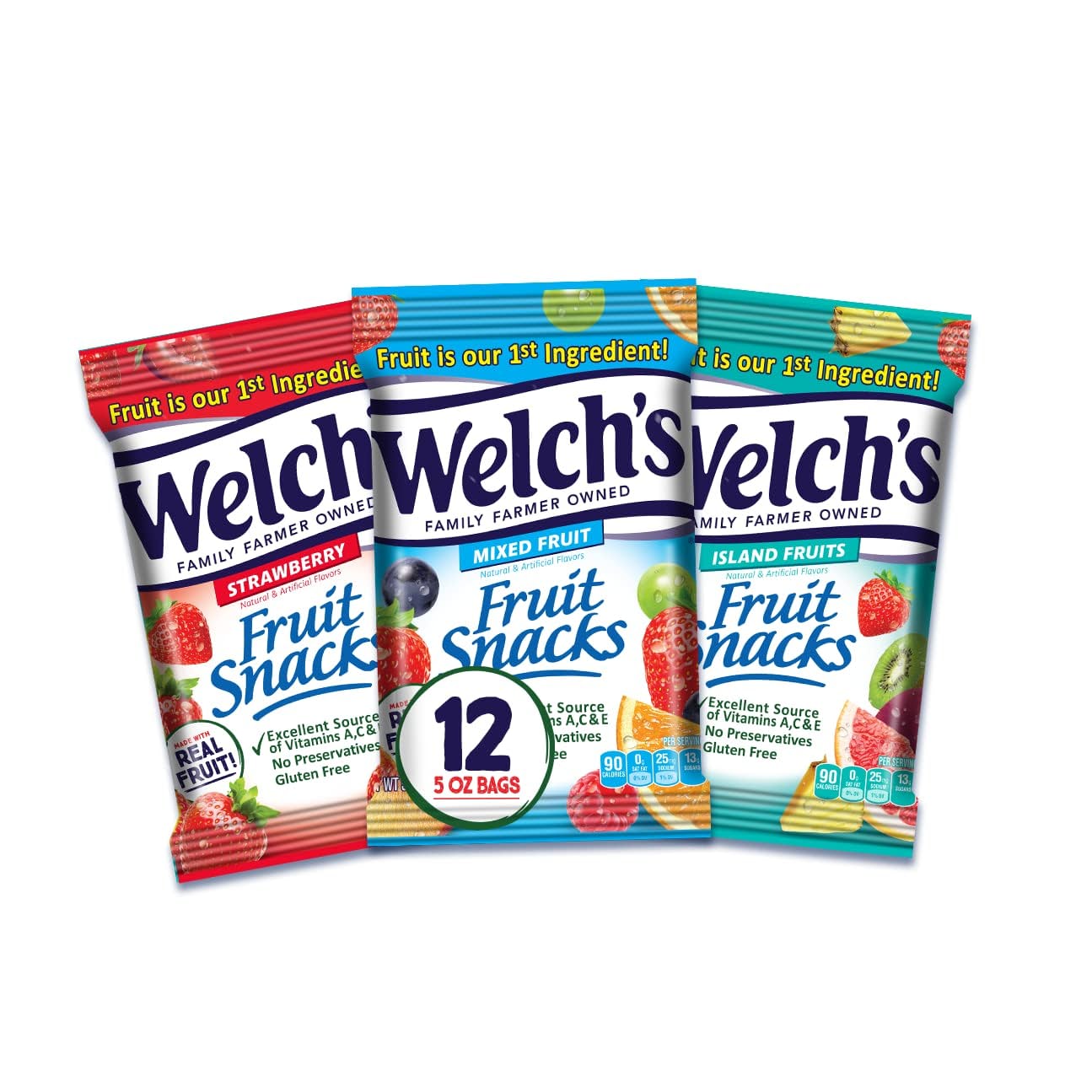 Welch’s Fruit Snacks - 5 oz - 12'li Paket