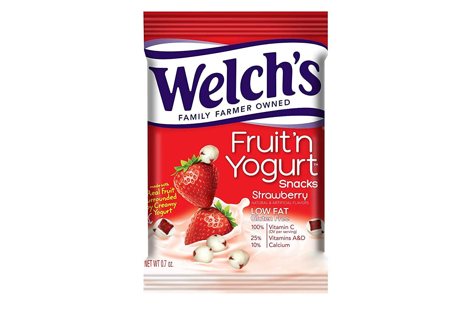 Welchs Fruit'n Yogurt Strawberry Fruit Snacks - 8 Adet