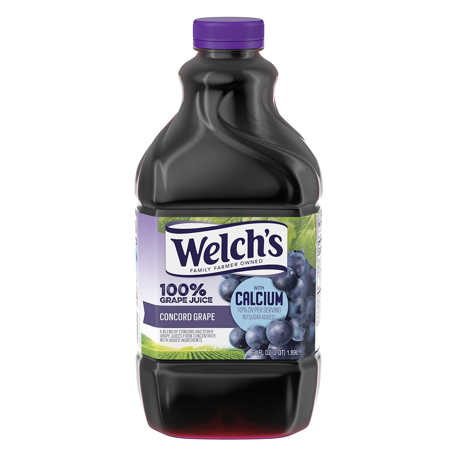 Welch's Juice with Calcium Concord Grape -64 Oz