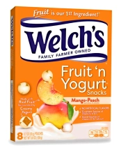 Welchs Fruit'n Yogurt Mango and Peach Fruit Snacks - 8 Adet