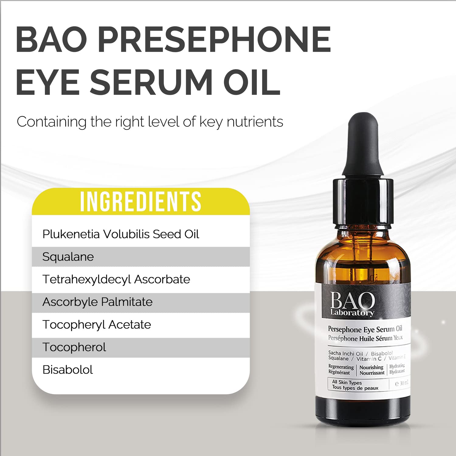 Bao Laboratory Persephone Eye Serum Oil - 30 ml