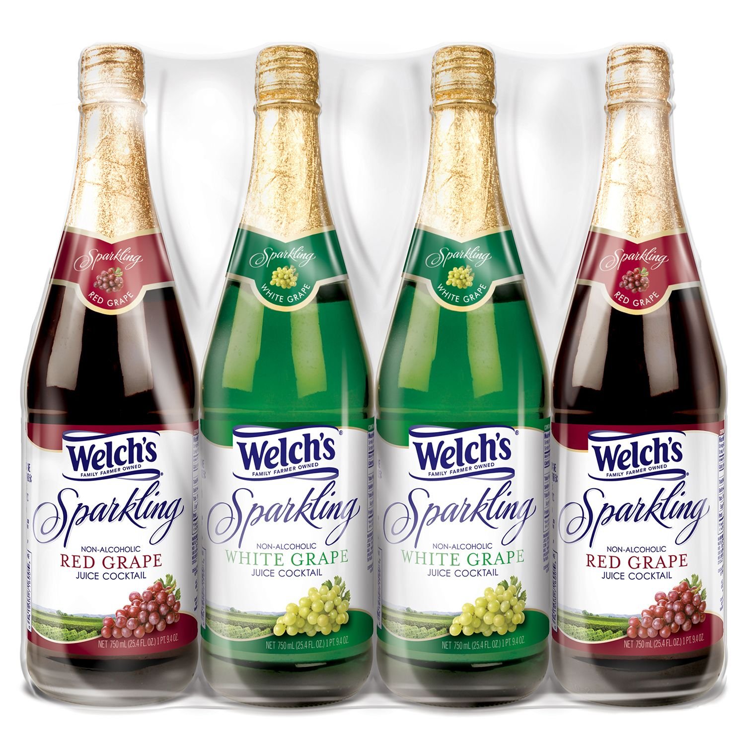 Welch's Sparkling Juice Cocktail Pack -  750 Ml -  4 adet