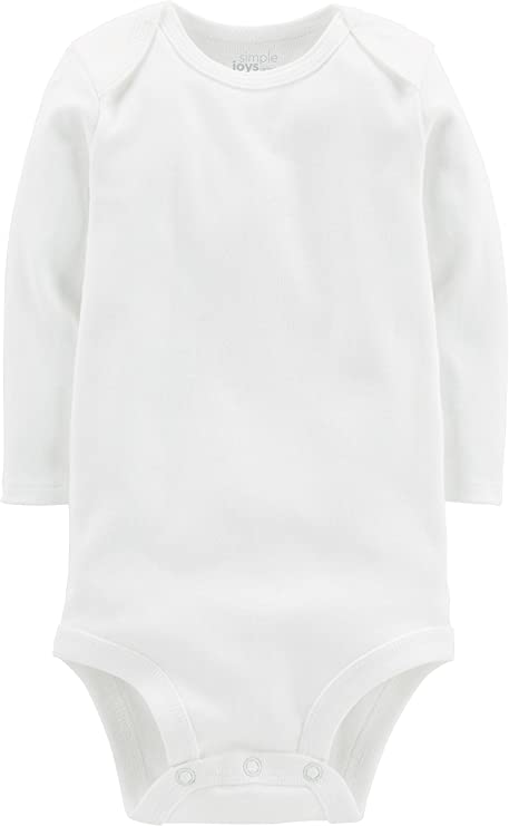 SIMPLE JOYS BY CARTER'S UNISEX BABIES' LONG-SLEEVE BODYSUIT - 7 ADET