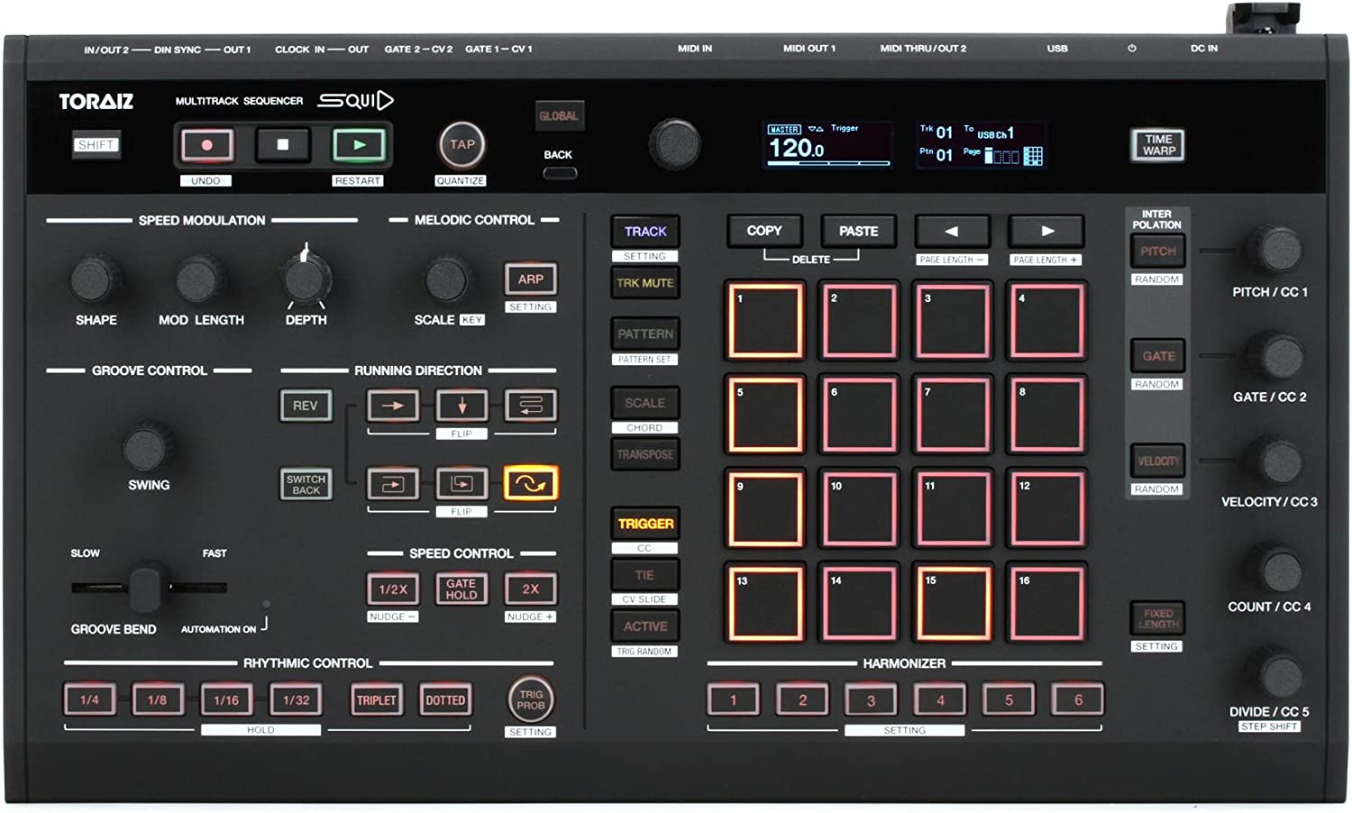 Pioneer Toraiz Squid - Multitrack Sequencer