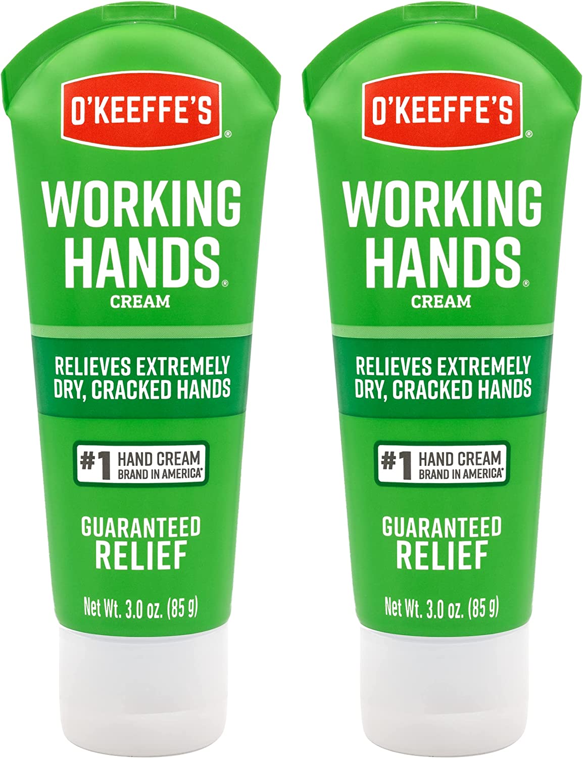 O'Keeffe's Working Hands Hand Cream Repairs Extremely Dry Hands -3 Oz - 2 Adet