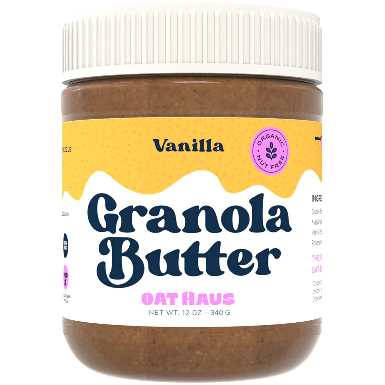 Oat Haus Organic Vanilla Granola Butter - 12 Oz