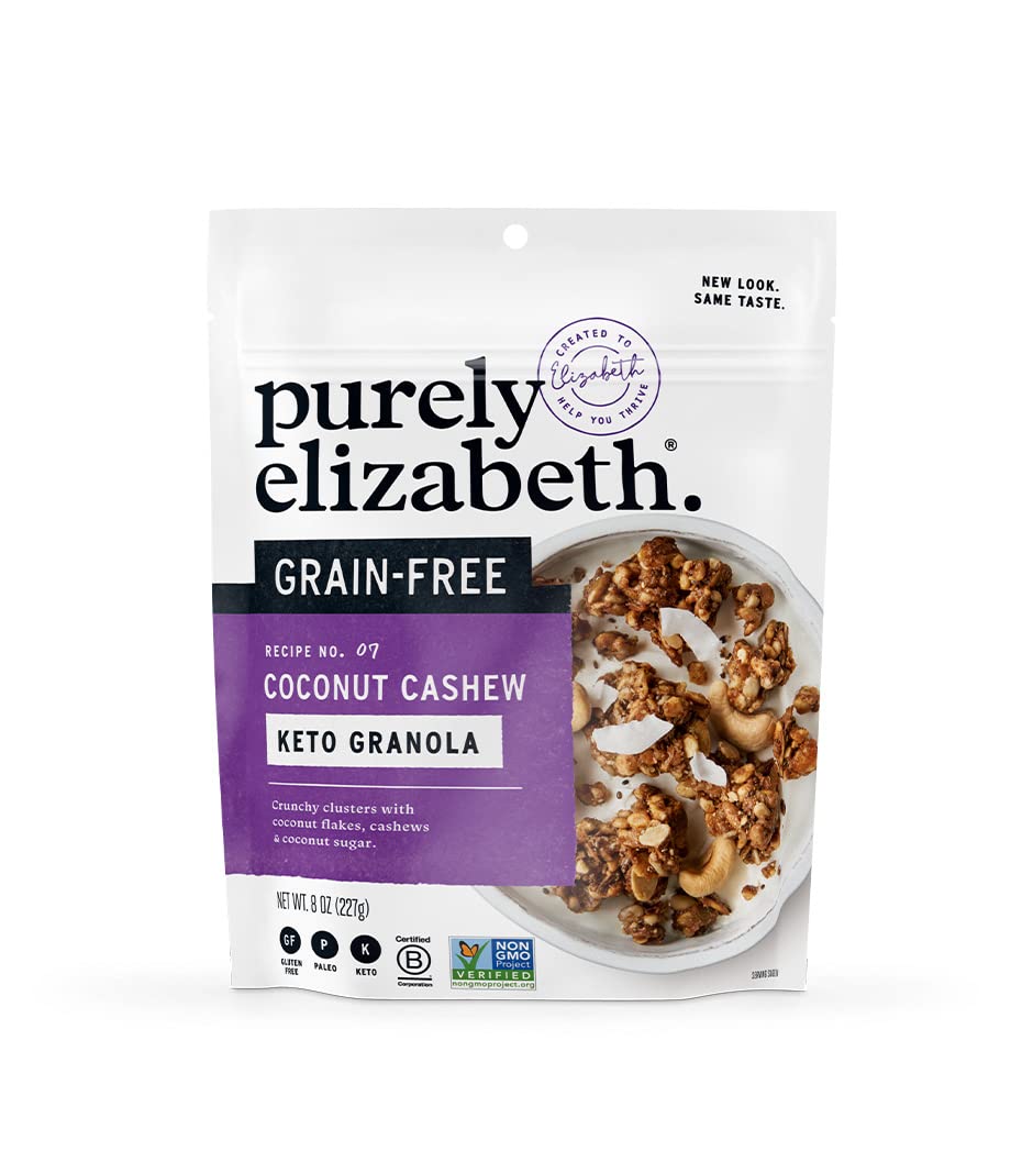 Purely Elizabeth Coconut Cashew -Keto Granola - 8 Oz