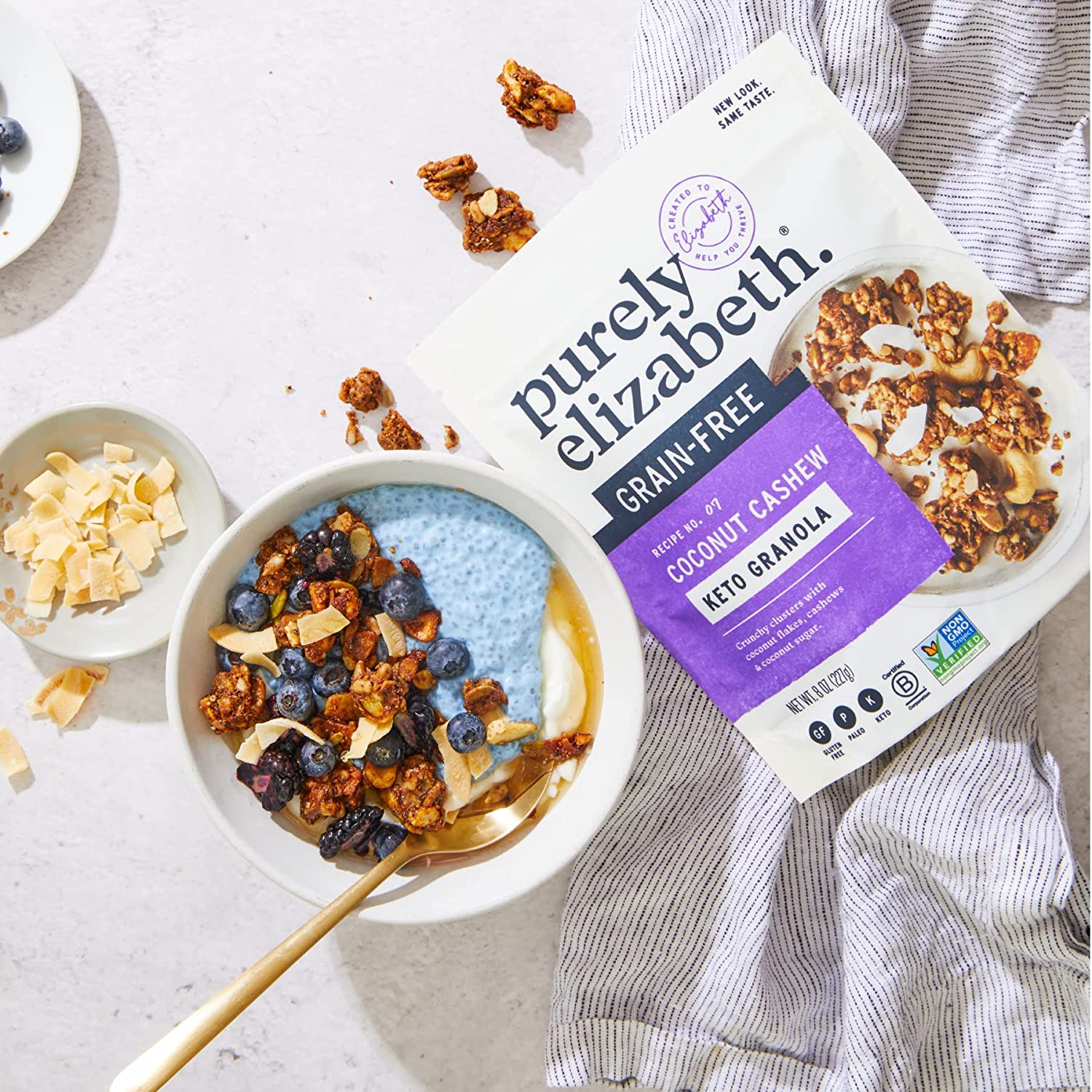 Purely Elizabeth Coconut Cashew -Keto Granola - 8 Oz