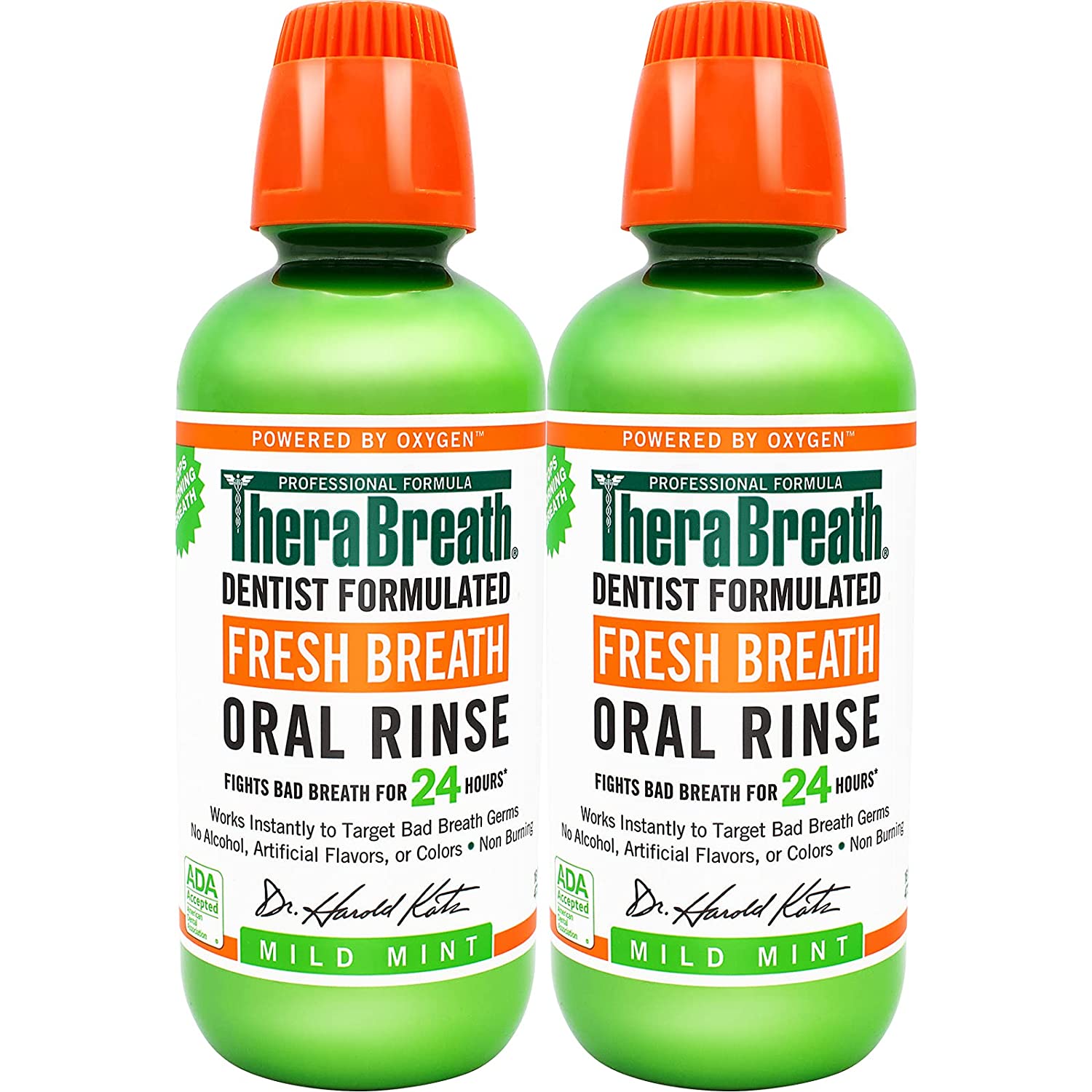 TheraBreath Fresh Breath Oral Rinse - 16 Fl Oz - 2 Adet