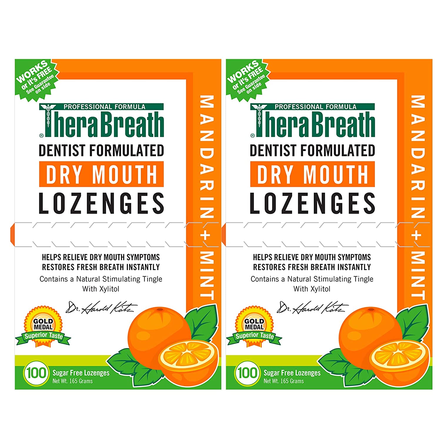 TheraBreath Dry Mouth Lozenges - 200 Adet - 2 Paket