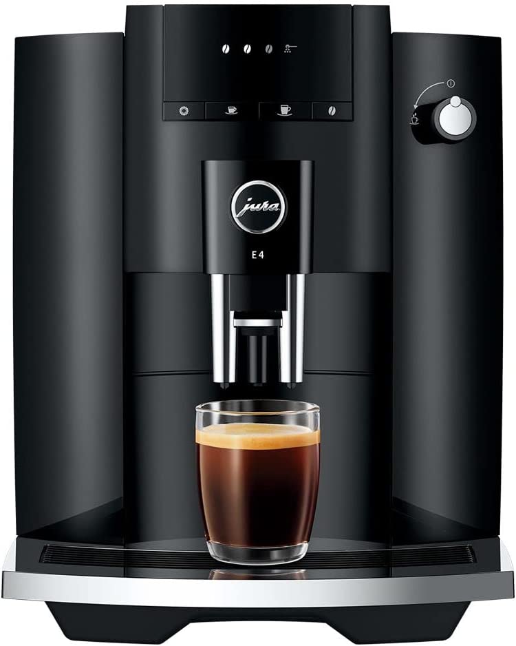 Jura E4 Automatic Coffee Machine - Piano Black