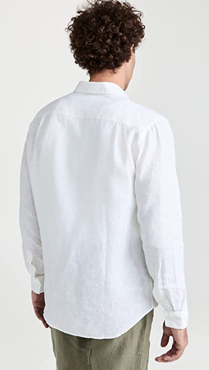 Vilebrequin Men's Solid Linen Shirt