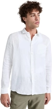 Vilebrequin Men's Solid Linen Shirt