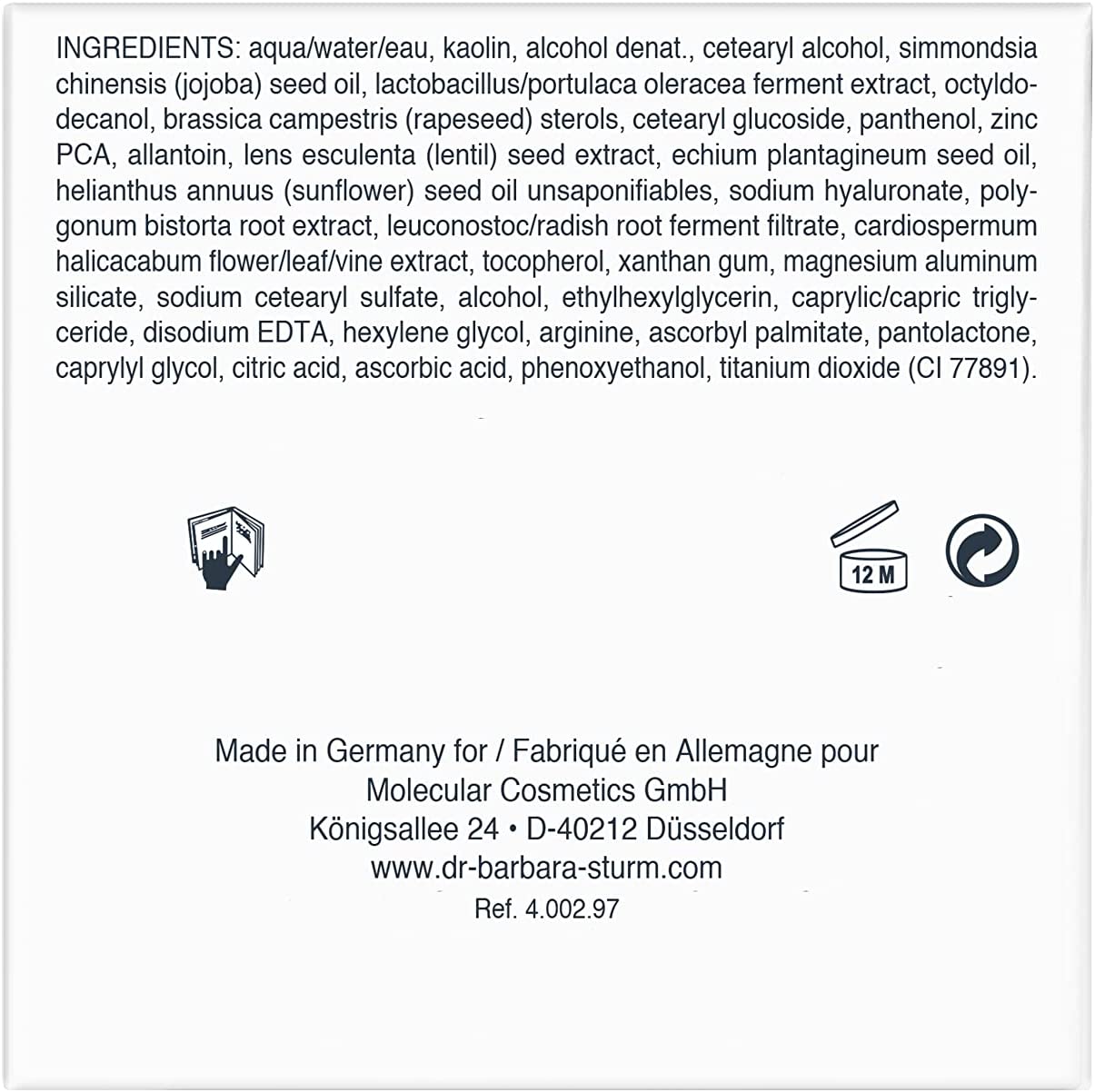 Dr. Barbara Sturm Clarifying Mask - 50 Ml