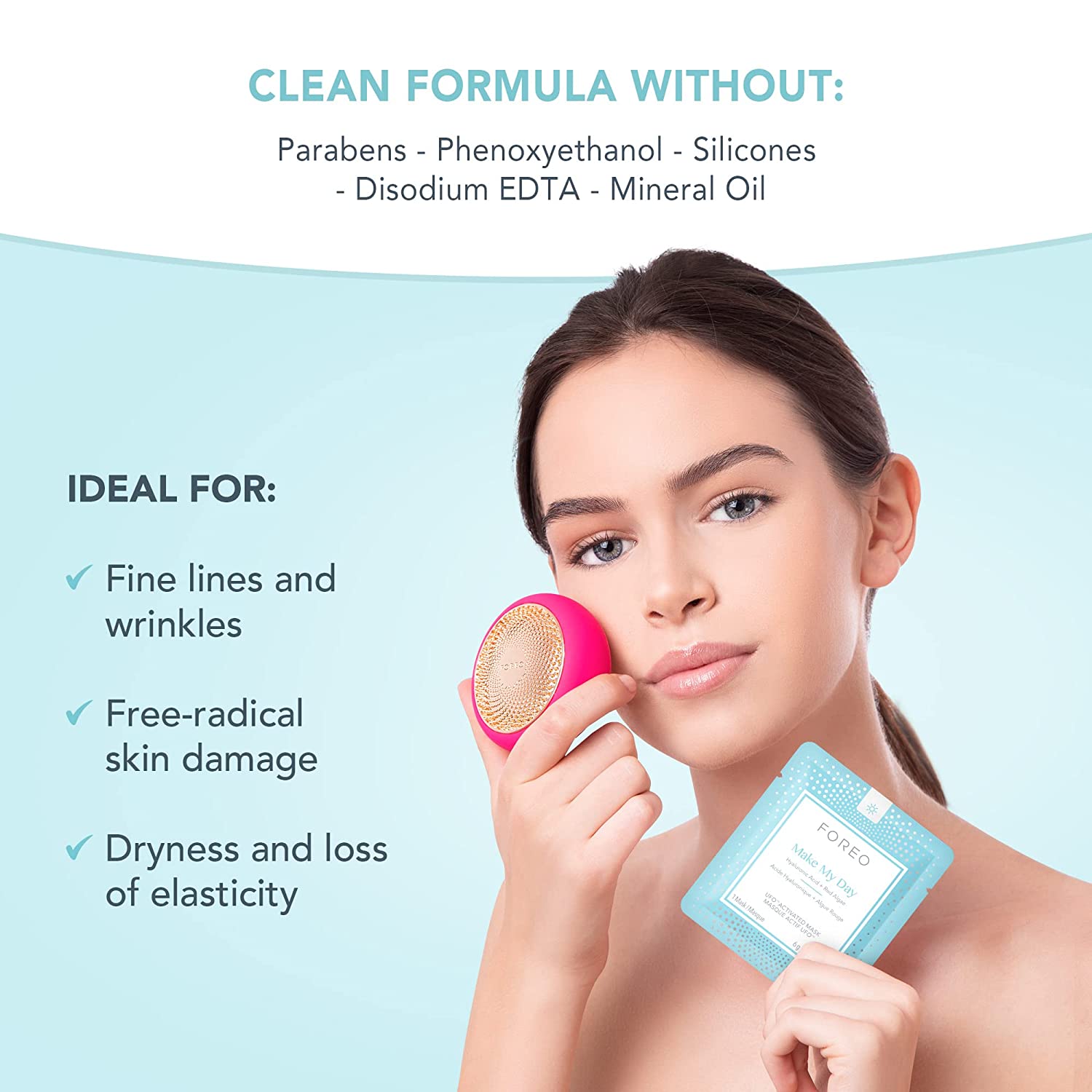 Foreo Make My Day Activated Mask - 1.47 Oz