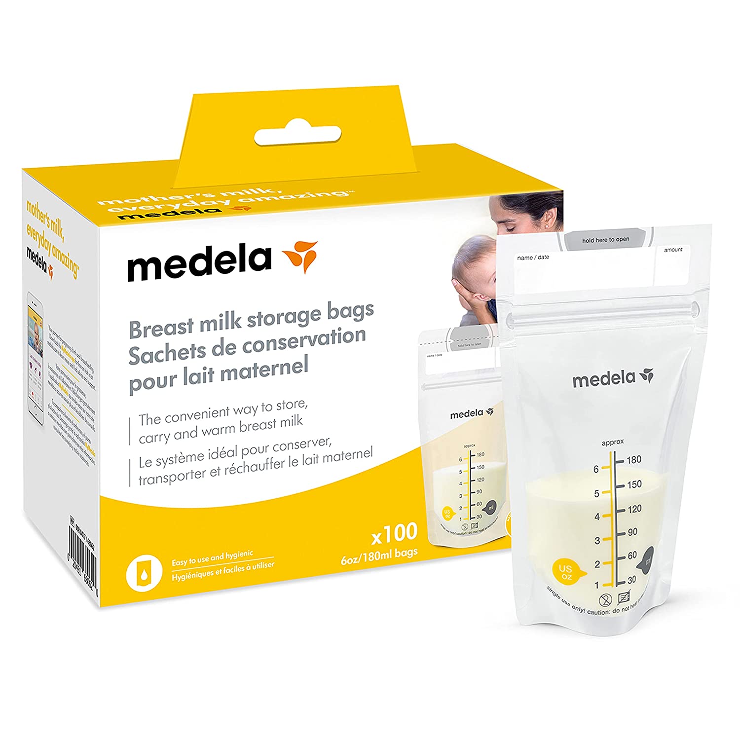 Medela Breast Milk Storage Bags - 100 Adet