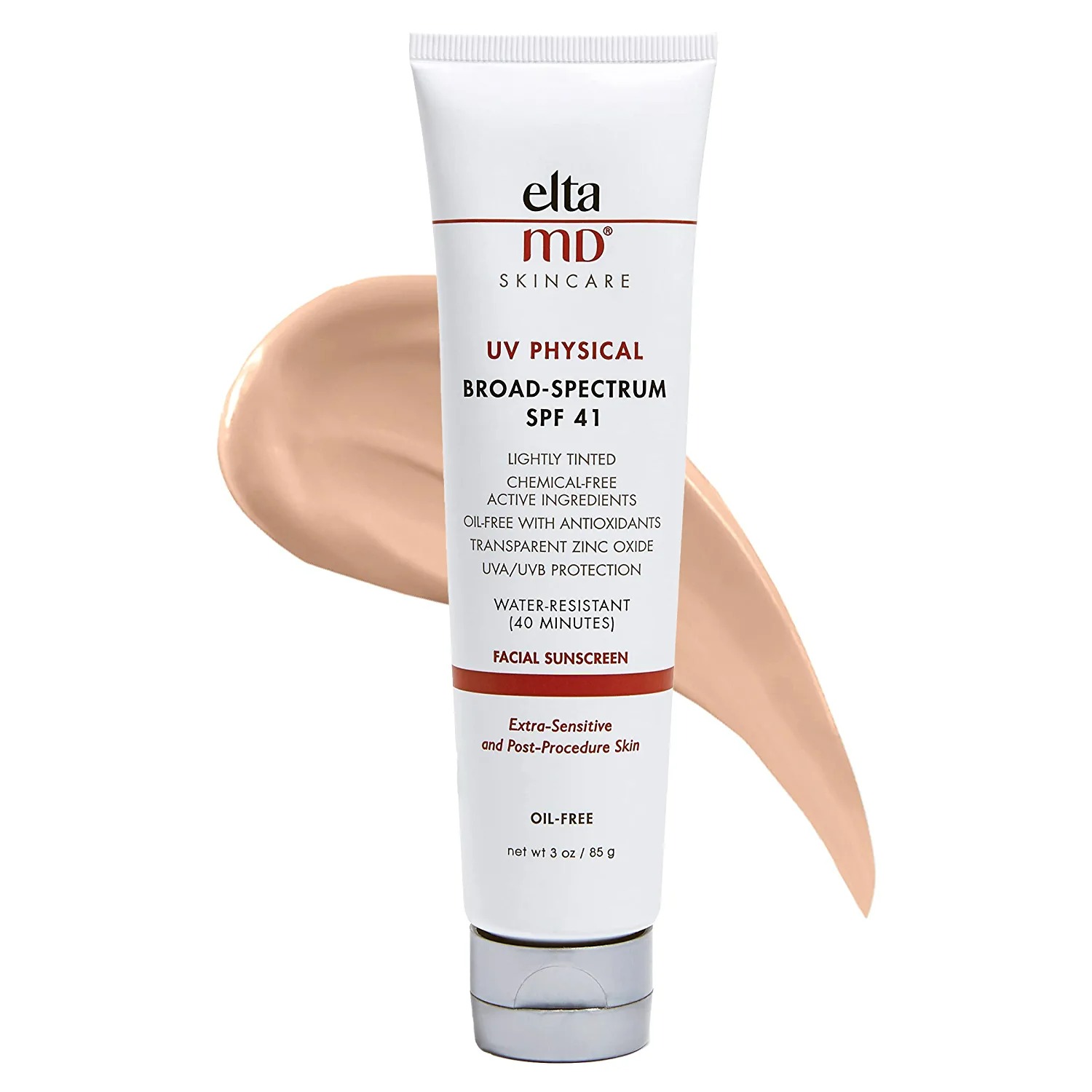 EltaMD UV Physical SPF 41 Tinted Mineral Sunscreen - 3.0 Oz