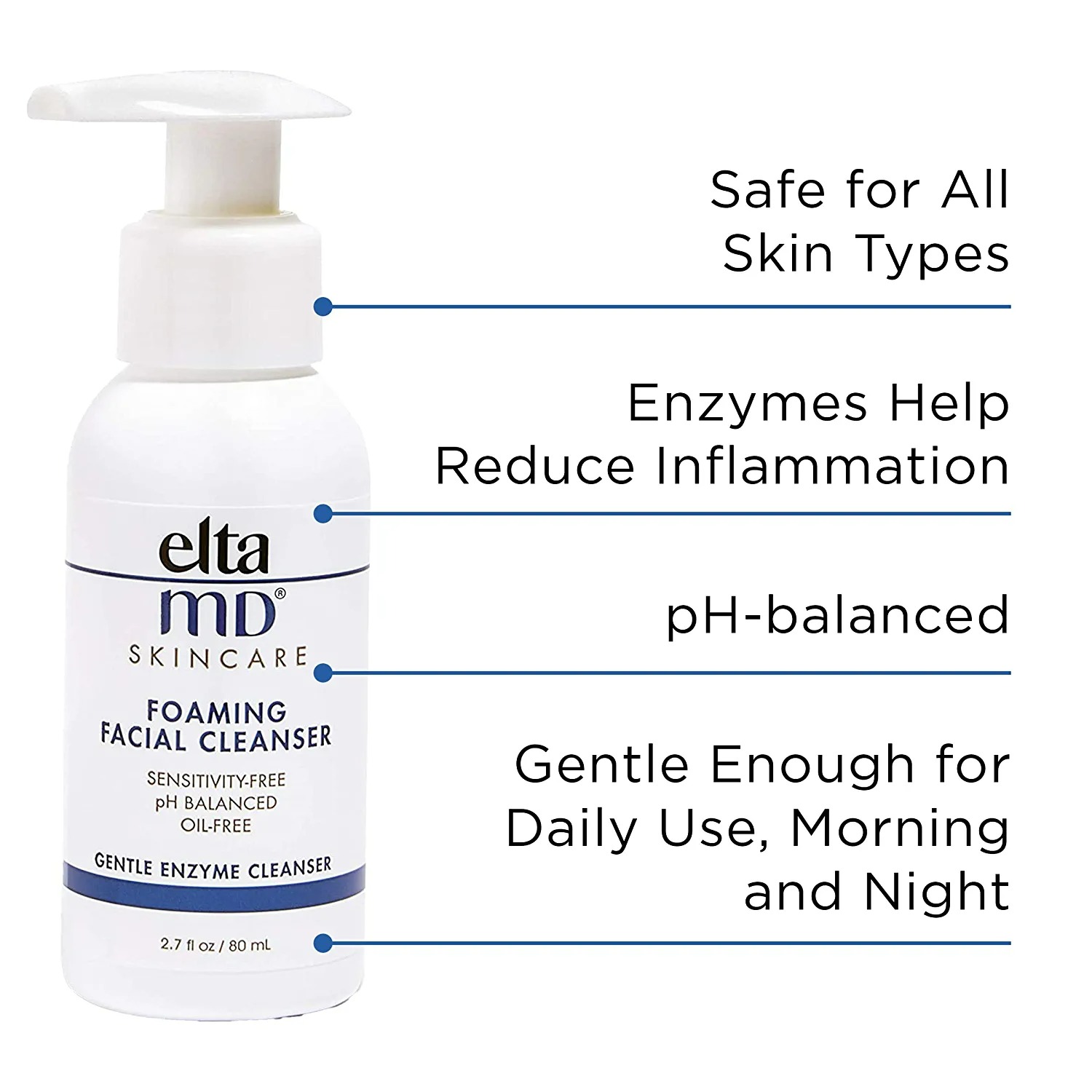 EltaMD Foaming Facial Cleanser - 2.7 Oz