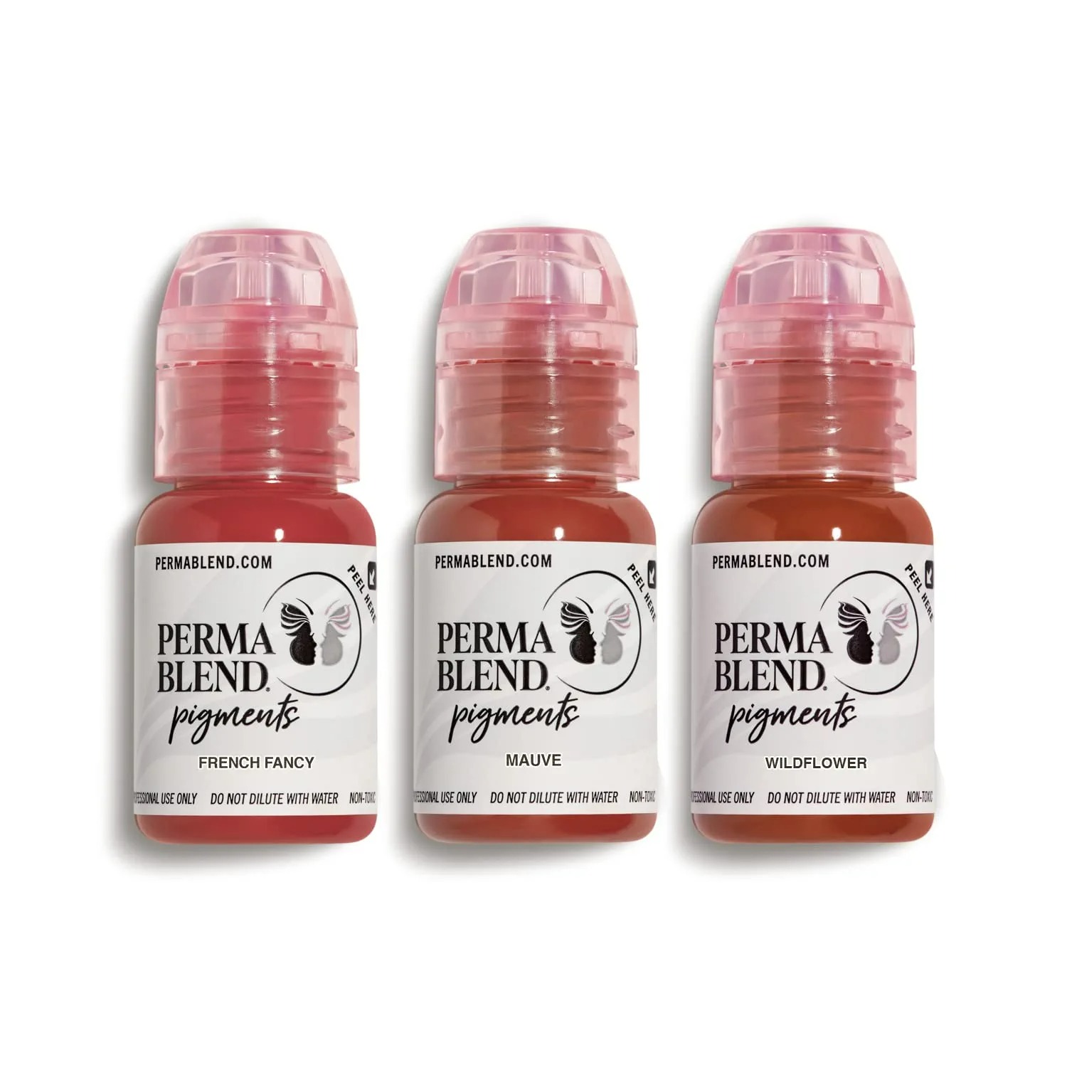 Perma Blend - Mauve Lip Tattoo Kit - Lip Blushing Supplies - 0.5 Oz  - 3 Adet