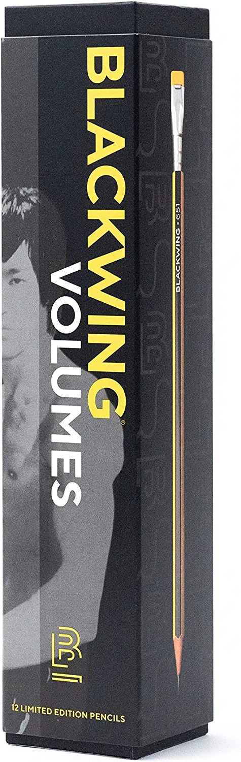 Blackwing Pencil HB 1 Dozen Black Wings 651 - Siyah & Sarı