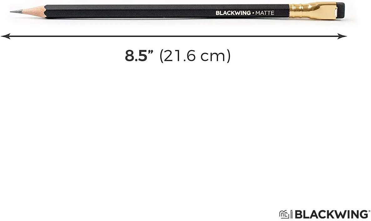 Blackwing Matte Pencils - 12 Adet - Siyah