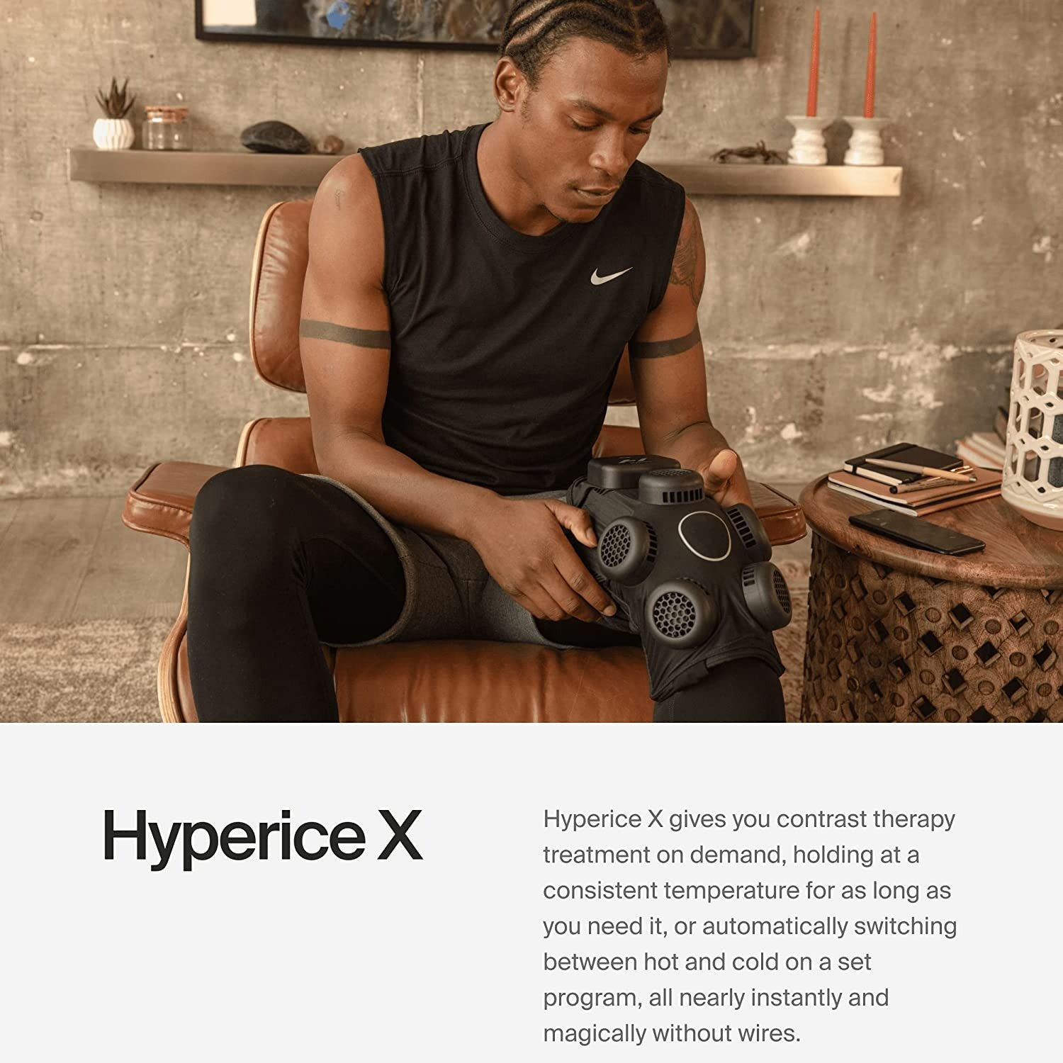 Hyperice X Knee - Portable Contrast Therapy Device