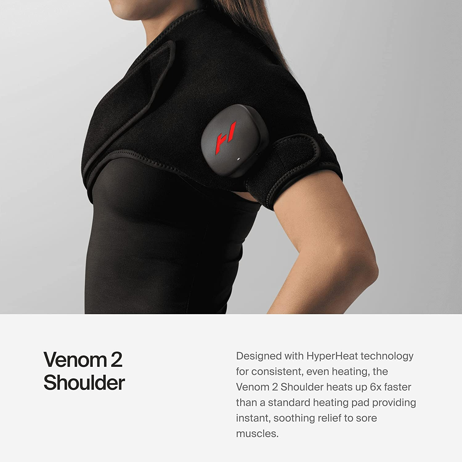 Hyperice Venom 2 - Advanced Heat + Vibration Wrap - Sağ Omuz