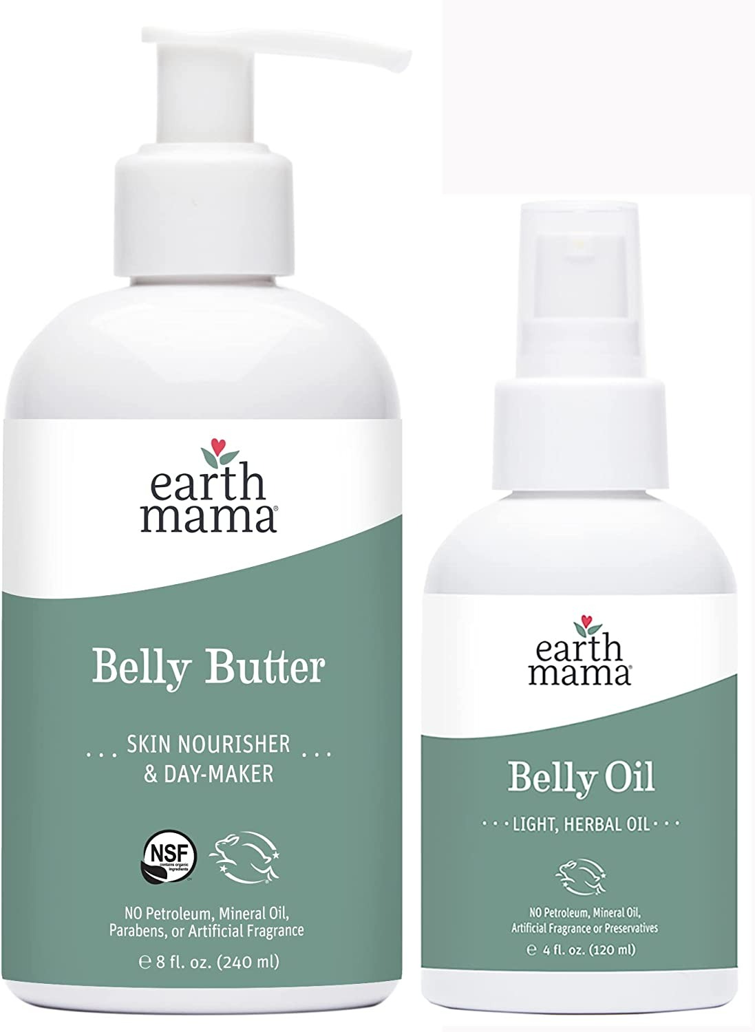 Earth Mama Belly Butter & Belly Oil Bundle