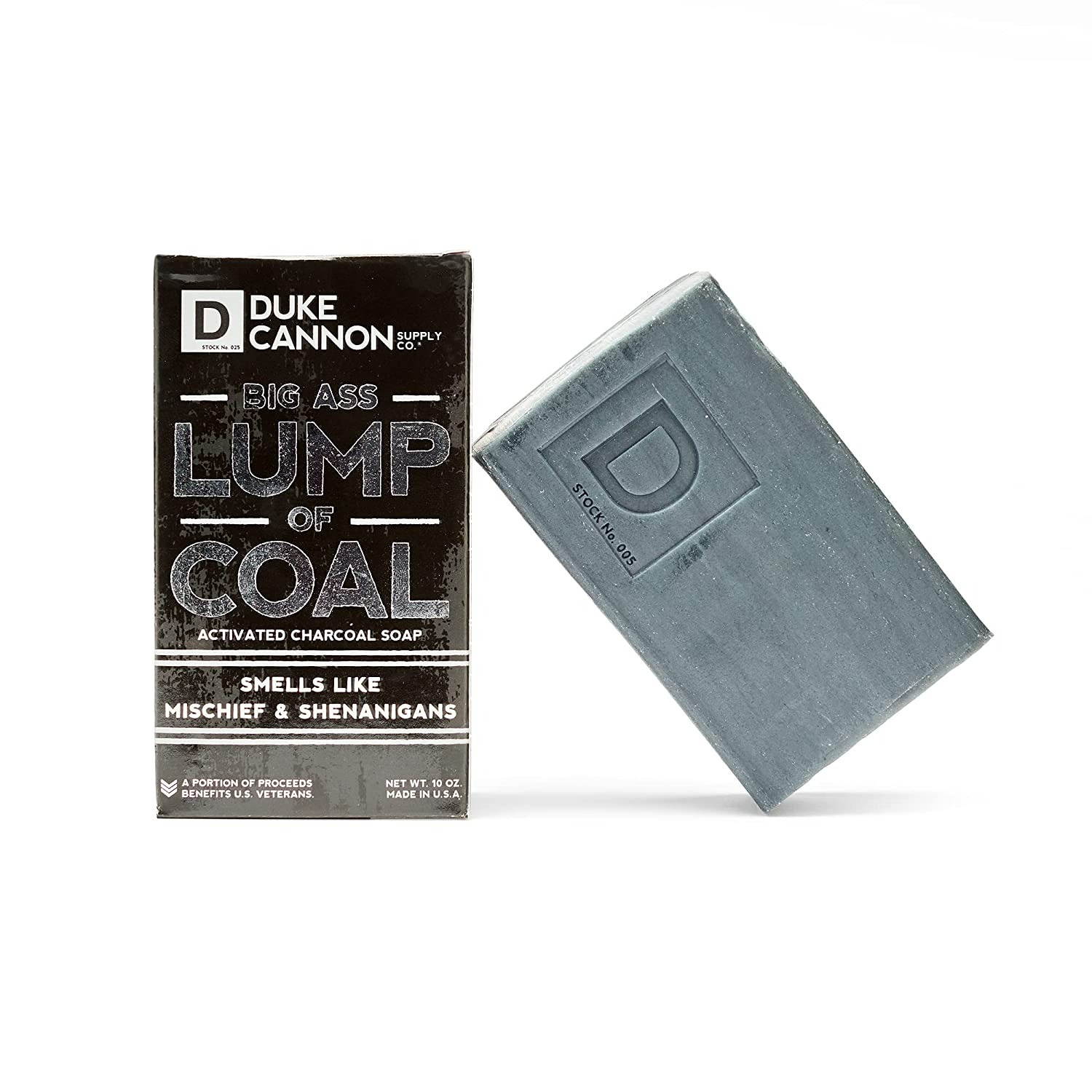 Duke Cannon Supply Co. Coal Soap Bar - 10 Oz - 3 Adet