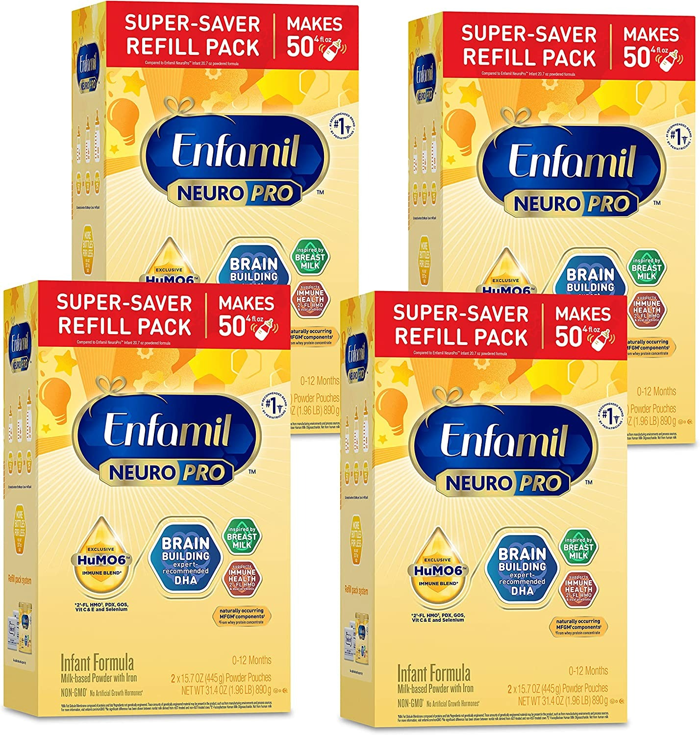 Enfamil NeuroPro Baby Formula - 4'lü Paket