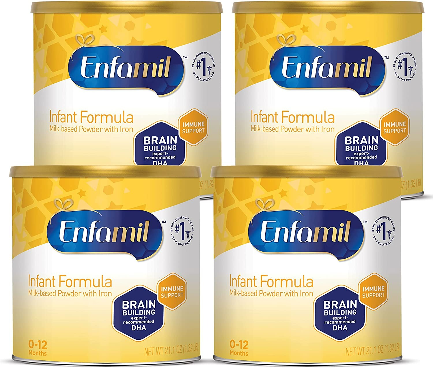 Enfamil Infant Formula - 21.1 Oz - 4'lü Paket