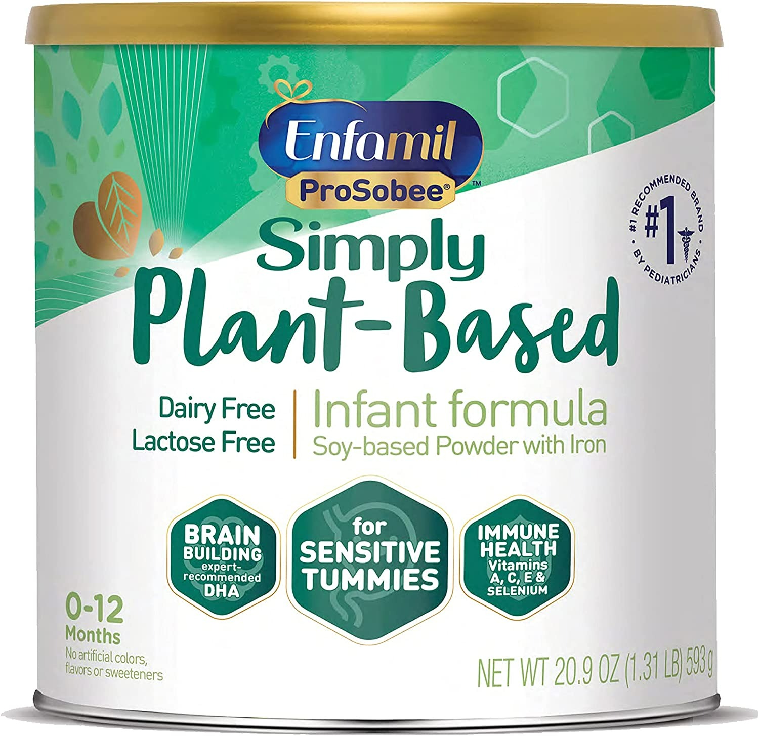 Enfamil Plant Based Baby Formula - 20.9 Oz