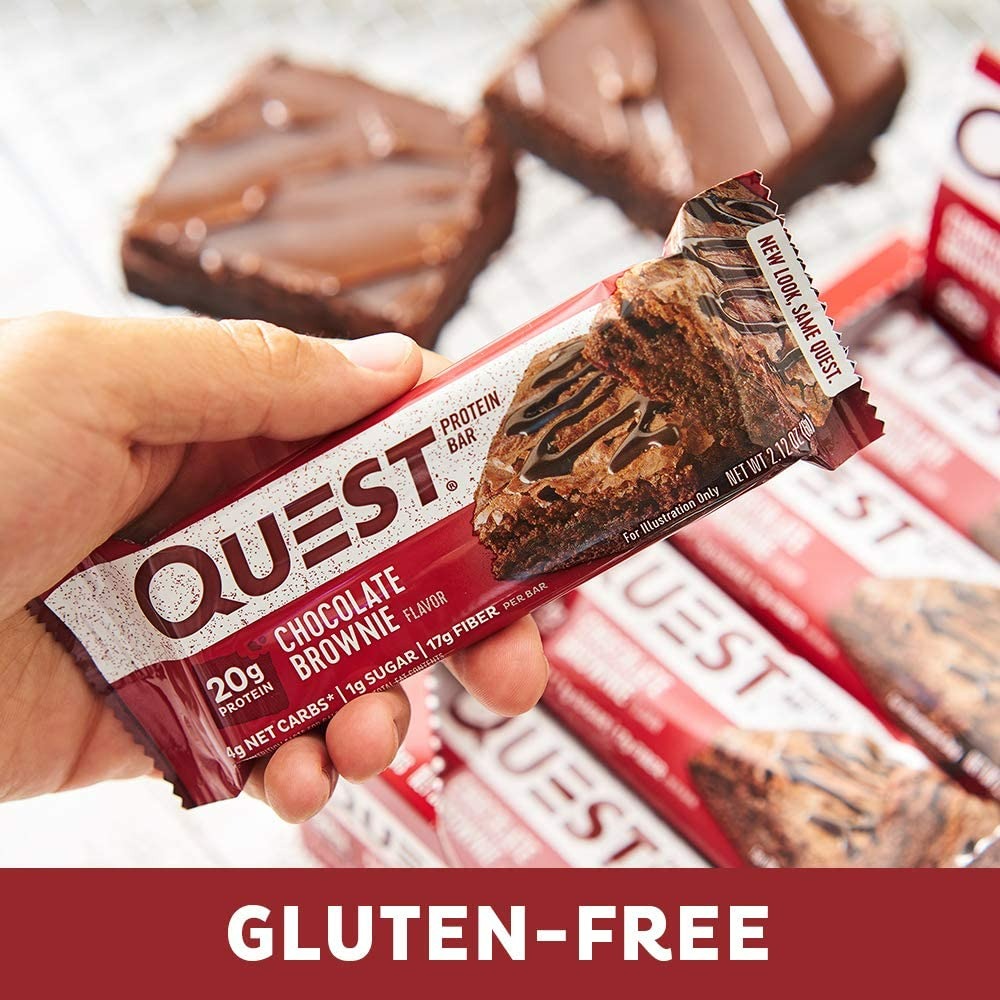 Quest Nutrition Chocolate Brownie Protein Bars - 12 Adet