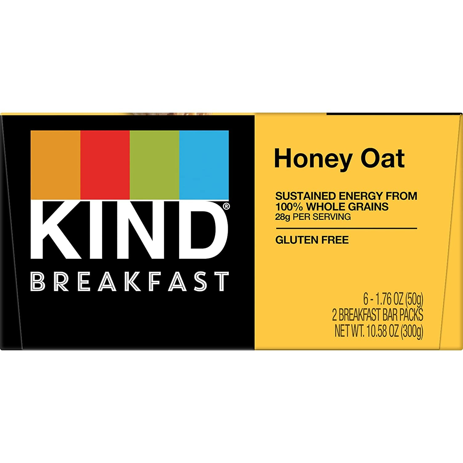 KIND Breakfast Bars - Honey Oat - 6 Adet