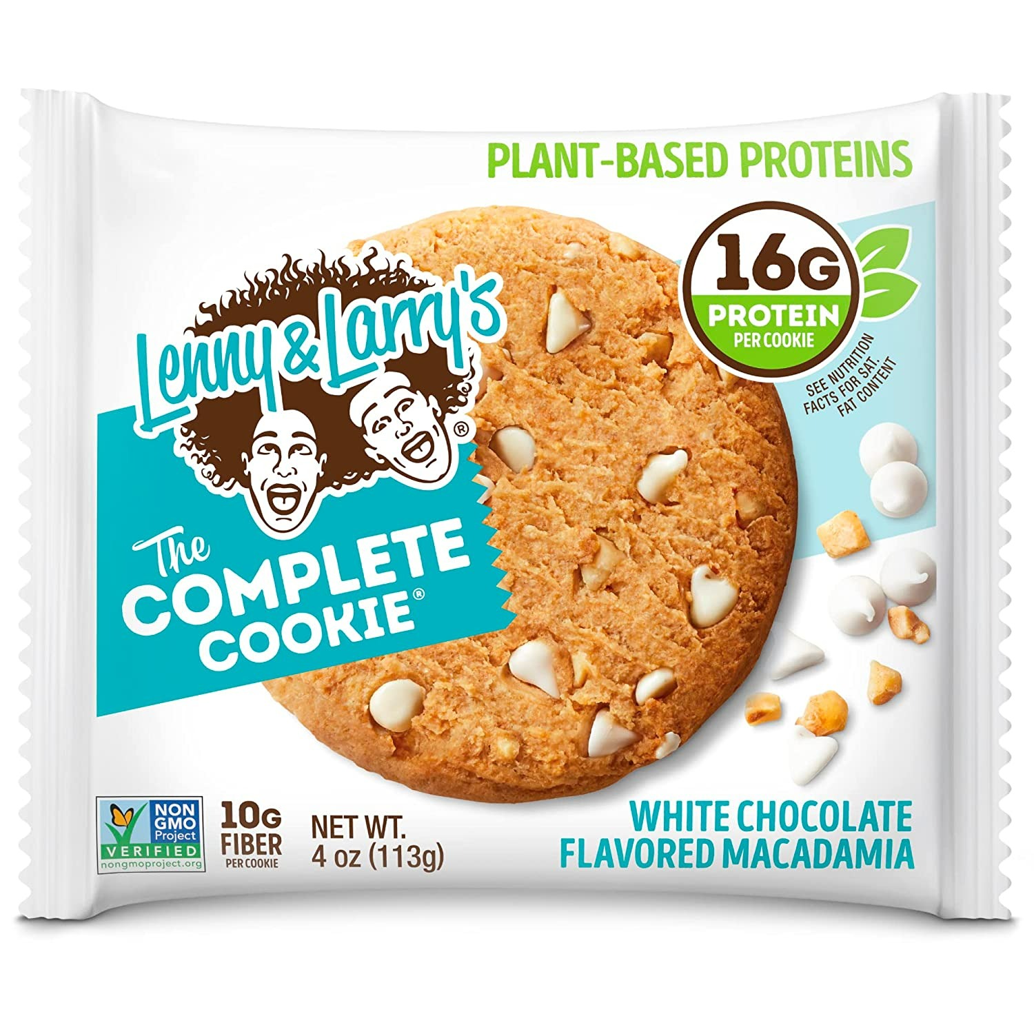 Lenny & Larry's The Complete Cookie - White Chocolaty Macadamia - 4 Oz Cookie - 12 Adet