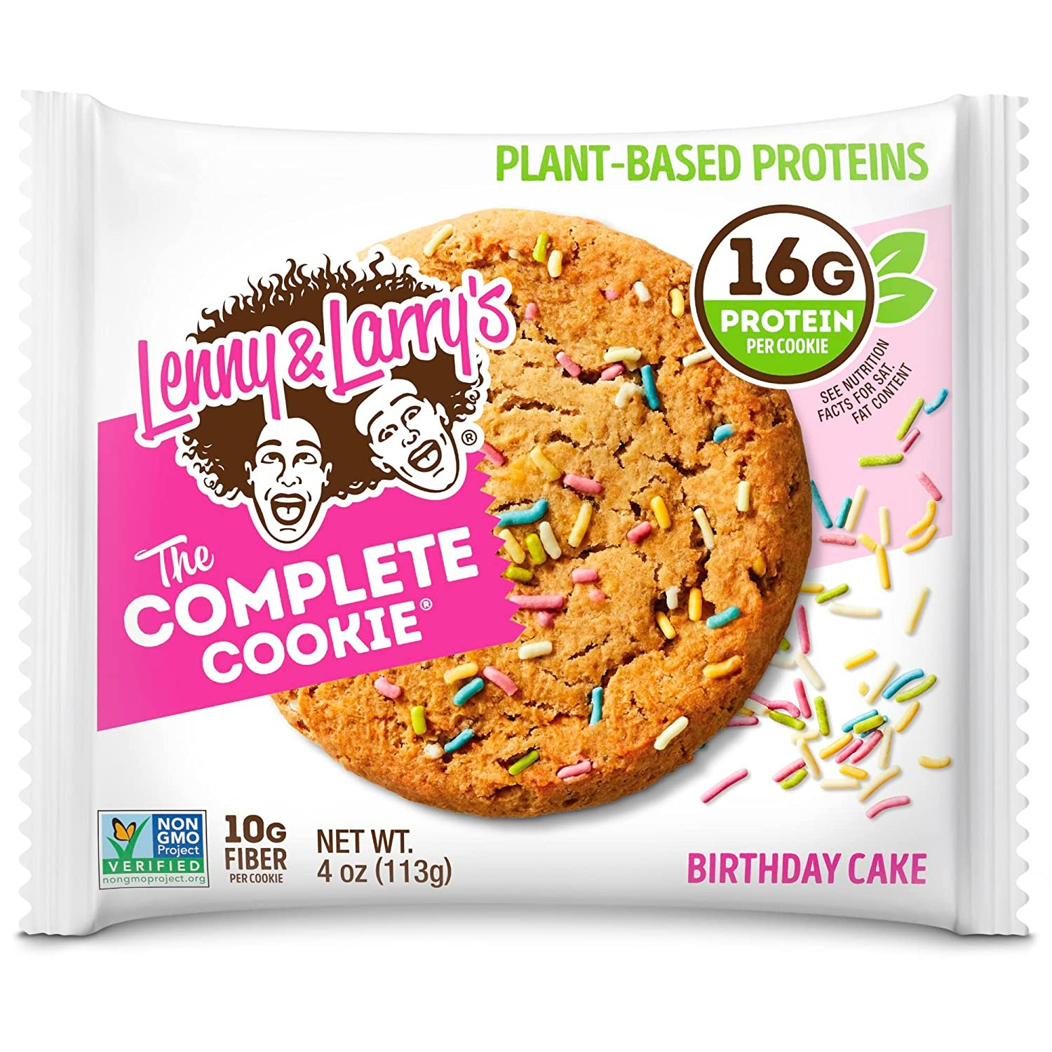 Lenny & Larry's The Complete Cookie - Birthday Cake - 4 Oz Cookie - 12 Adet