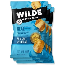 Wilde Sea Salt and Vinegar Chicken Chips - 2.25 Oz - 3'lü Paket