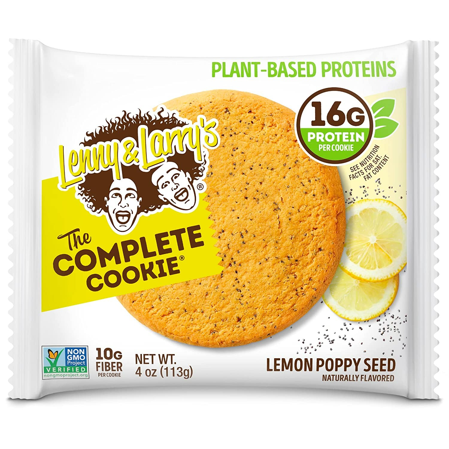 Lenny & Larry's The Complete Cookie- Lemon Poppy Seed- 4 Oz - 12 Adet