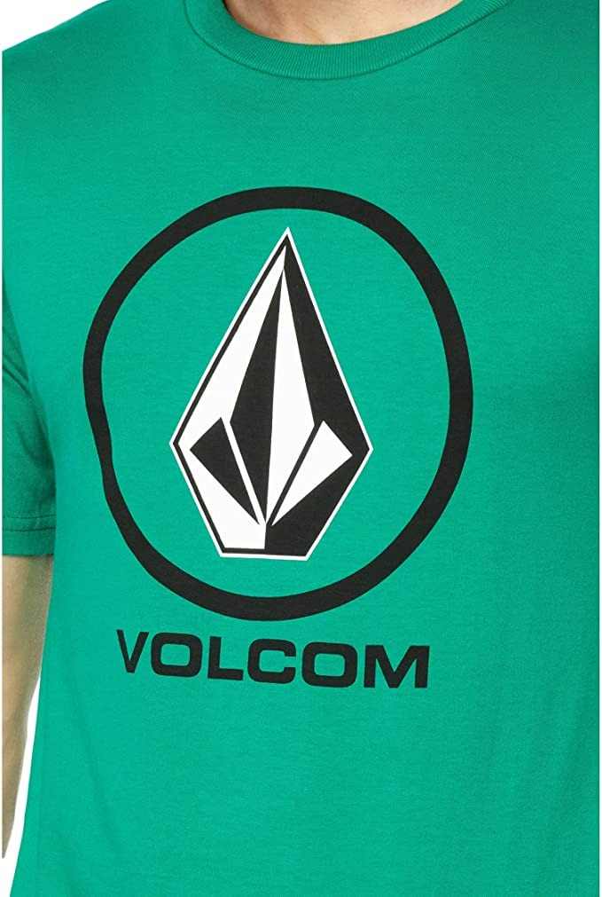 Volcom Crisp Stone Short Sleeve Tee - Yeşil