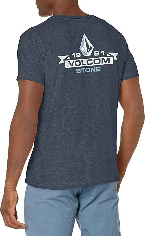 Volcom Men's Blaquedout Short Sleeve Tee - Lacivert