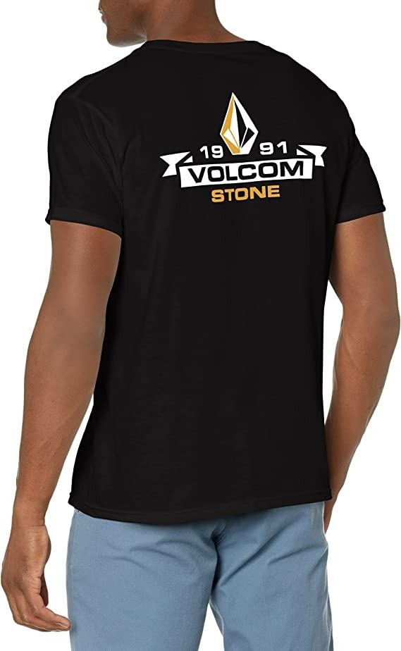 Volcom Men's Blaquedout Short Sleeve Tee - Siyah