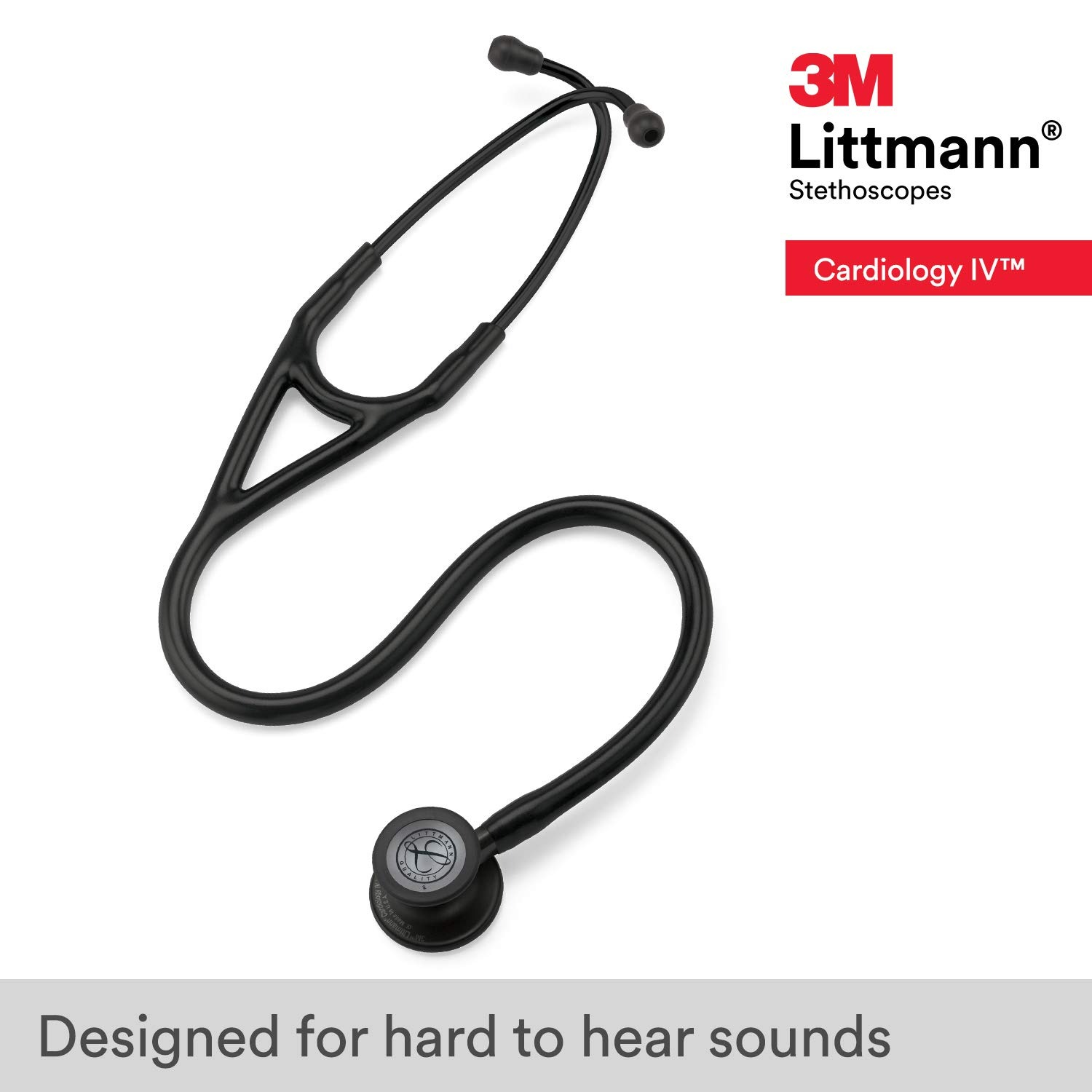 3M Littmann Stethoscope Cardiology IV - Siyah - 27 Inç