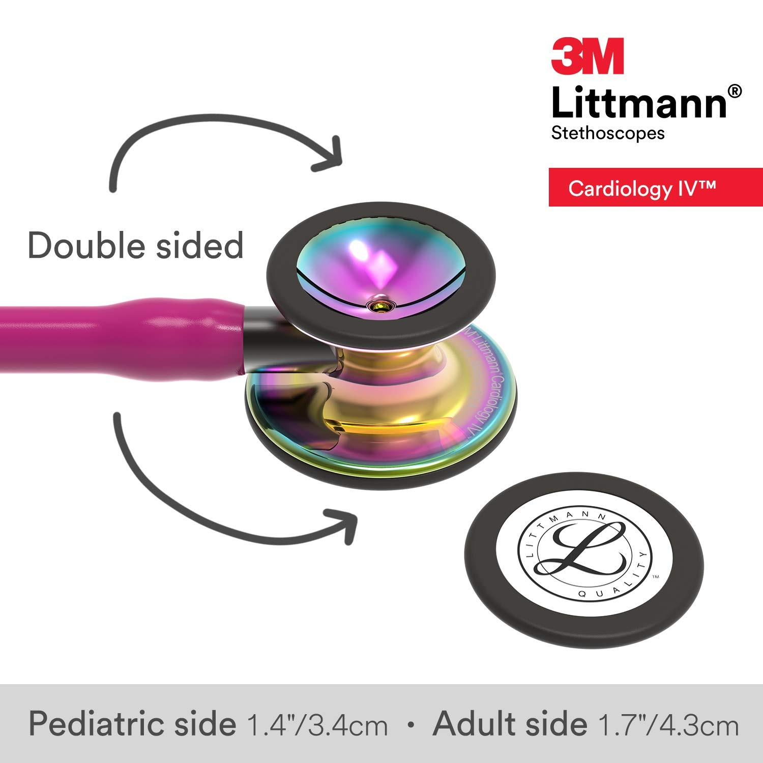 3M Littmann Cardiology IV Diagnostic Stethoscope - Pembe - 27 Inç