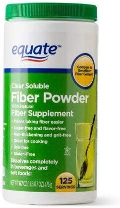 Equate Sugar-Free Fiber Powder - 90 Porsiyon - 12.3 Oz - 2 Adet