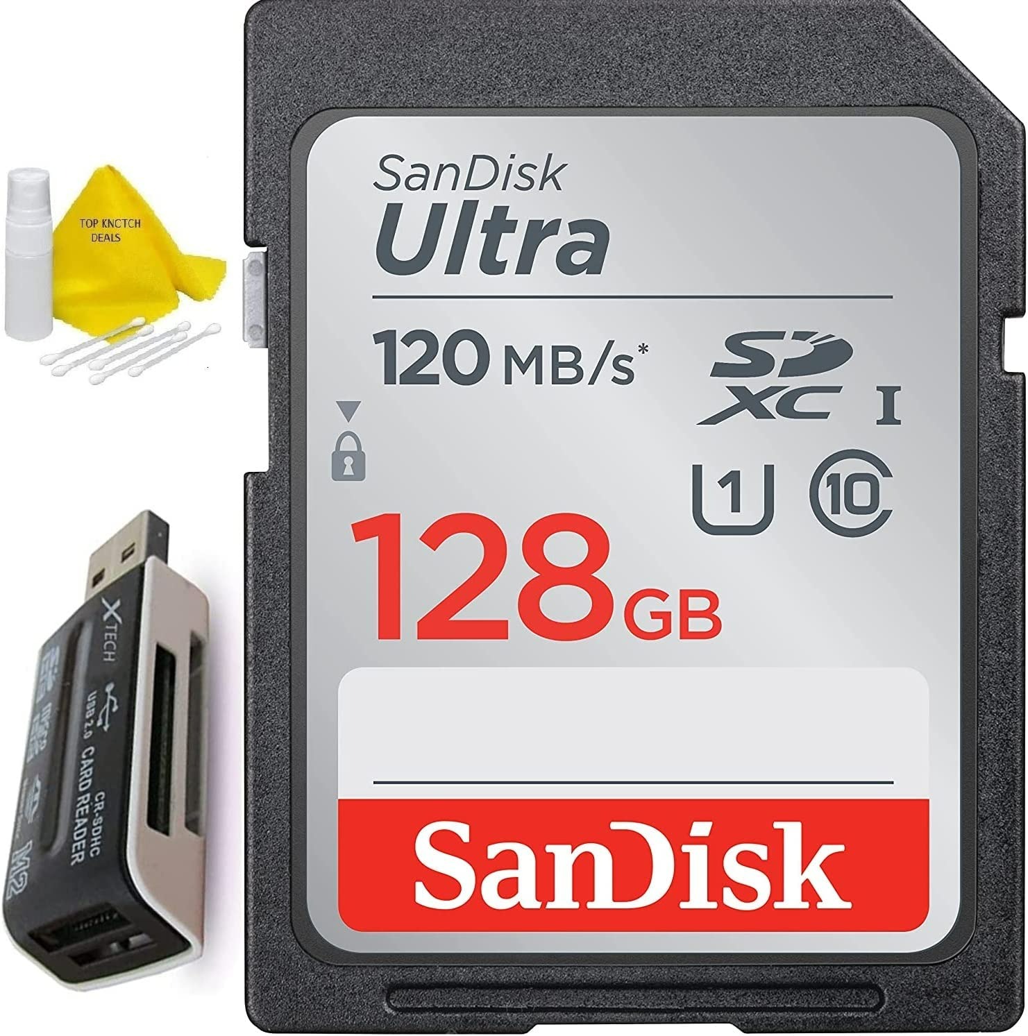 SanDisk 128GB Ultra Class 10 SDXC UHS-I SD Memory Card