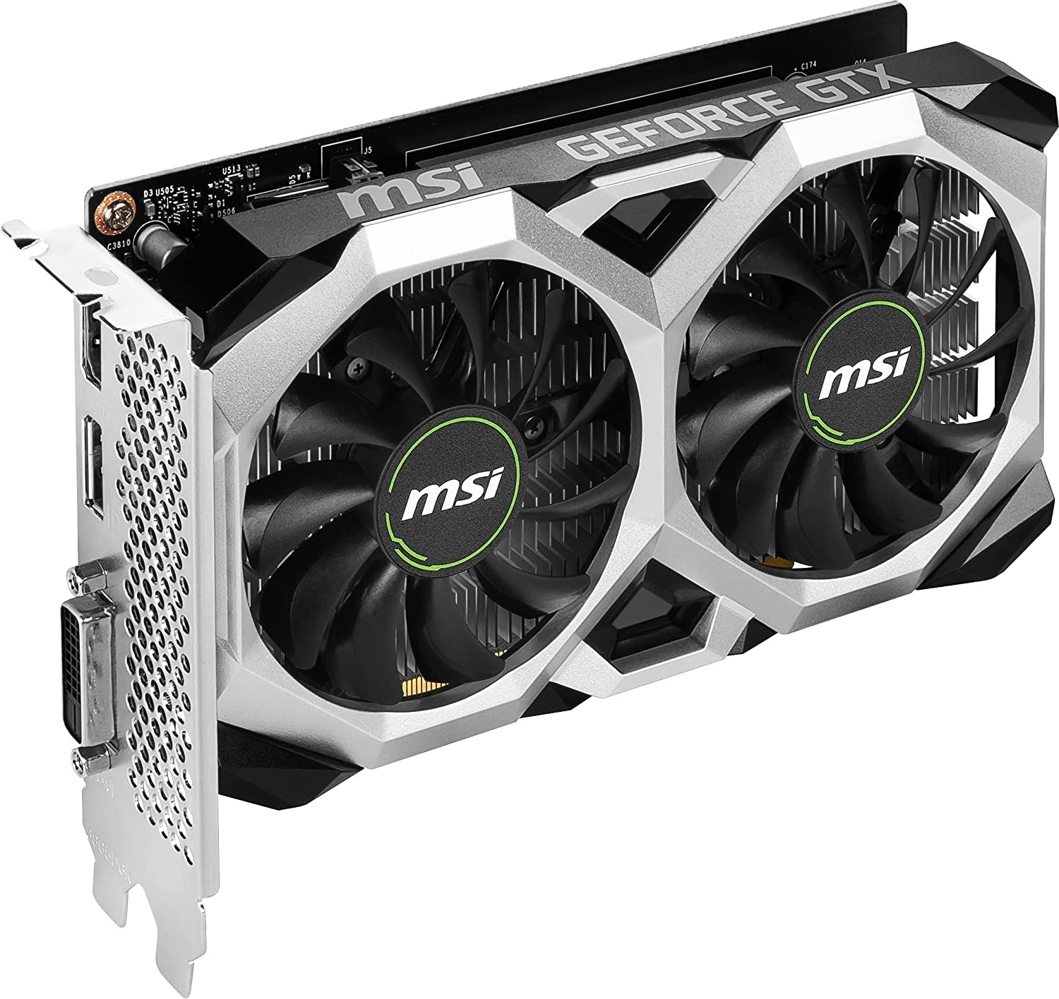 MSI Gaming GeForce GTX 1630 4GB GDRR6 64-Bit Dual Fan OC Graphics Card