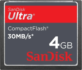 SanDisk Ultra CompactFlash 4 GB Memory Card