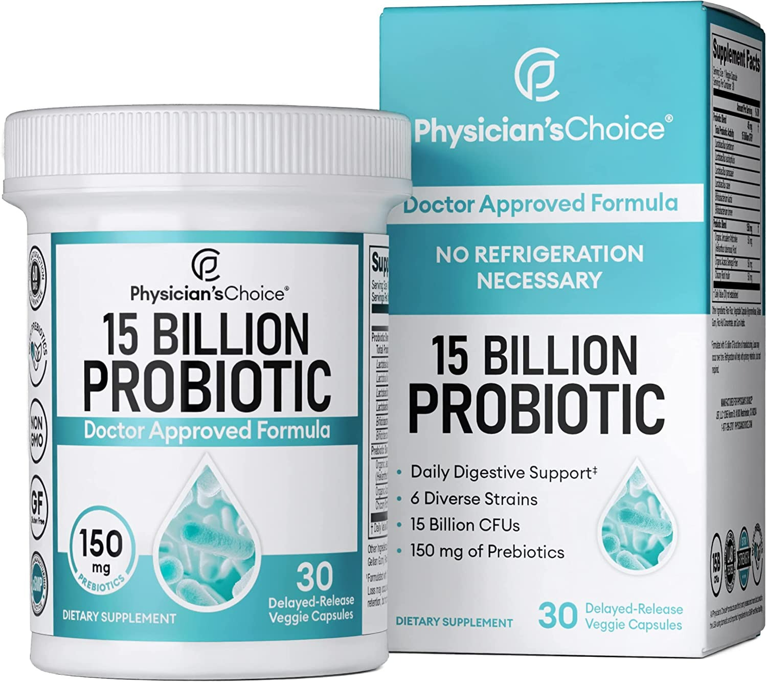 Physician's Choice Starter Probiotic - 6 Diverse Strains - 15B CFU