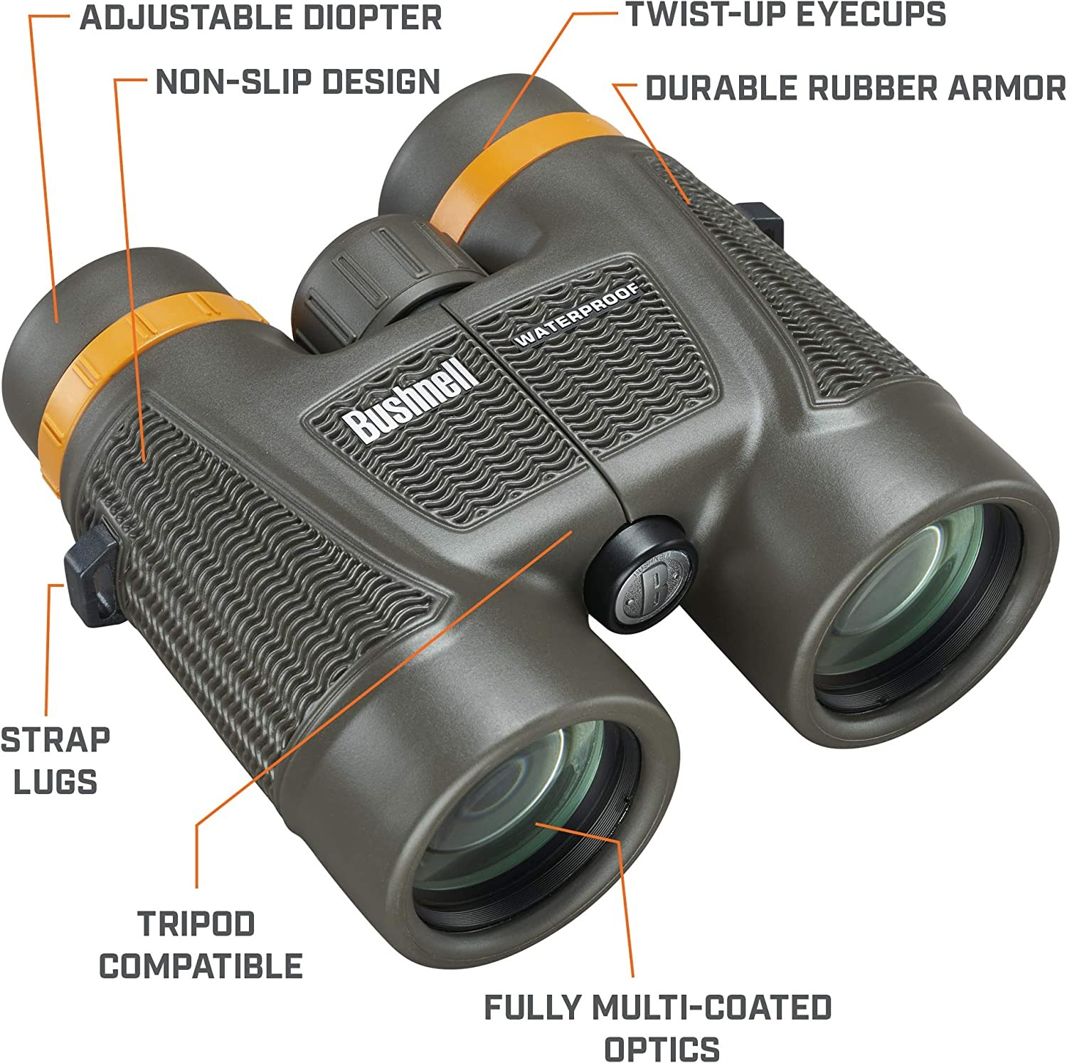 Bushnell H2O Xtreme Compact Waterproof Binoculars - 10x42 mm